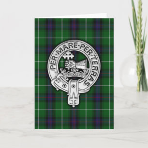 Klan MacDonald of the Isles Vapensköld & Tartan Kort