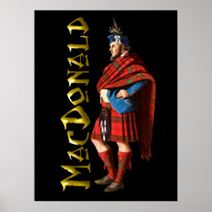 Klan MacDonald Scottish Highland Dream Poster