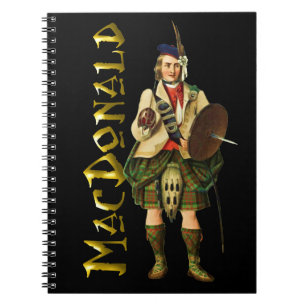 Klan MacDonald Scottish Highland Dreams Anteckningsbok