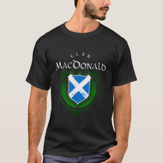 Klan Macdonald Surname Scottish Klan Scotland Flag T Shirt