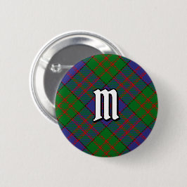 Klan MacDonald Tartan Button Knapp