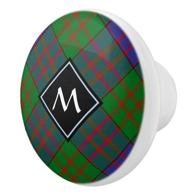 Klan MacDonald Tartan Ceramic Knob Knopp (Höger)