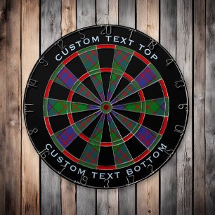 Klan MacDonald Tartan Dart Board Darttavla