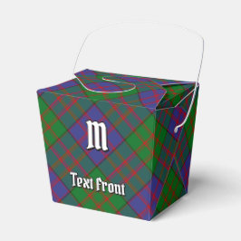 Klan MacDonald Tartan Favor Box Presentaskar