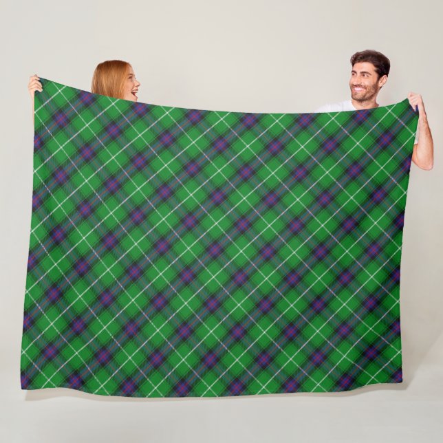 Klan MacDonald Tartan Fleecefilt (På plats)