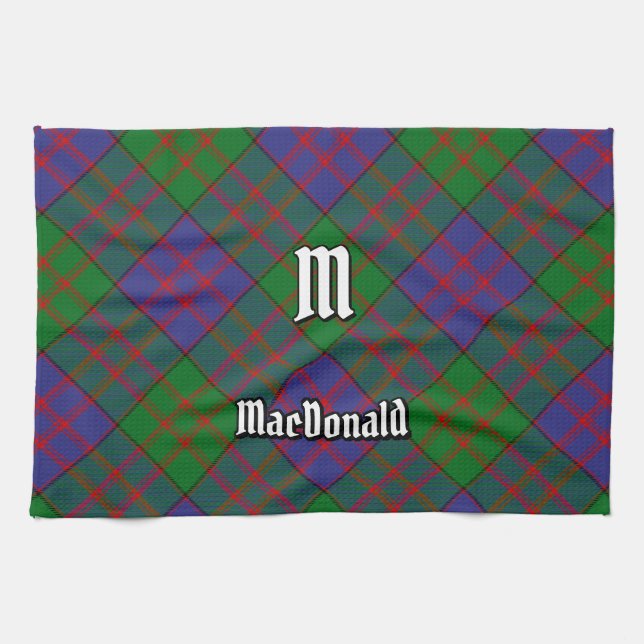 Klan MacDonald Tartan Kitchen Towel Kökshandduk (Horisontell)
