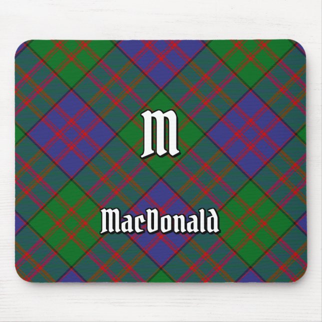 Klan MacDonald Tartan Mouse Pad Musmatta (Framsidan)