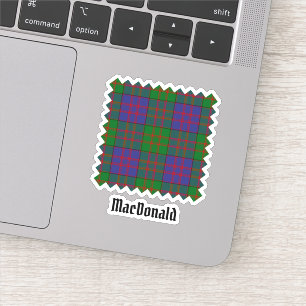 Klan MacDonald Tartan Sticker Klistermärken