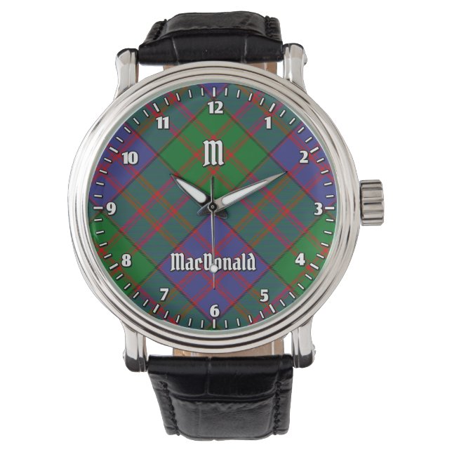 Klan MacDonald Tartan Watch Armbandsur (Framsida)