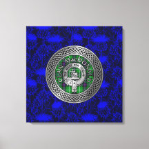 Klan MacDonald Vapensköld & Tartan Knot