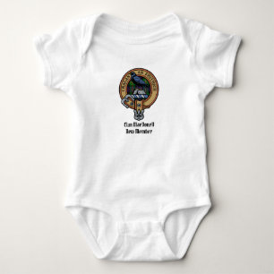 Klan MacDonell av Glengarry vapen över tartan T Shirt