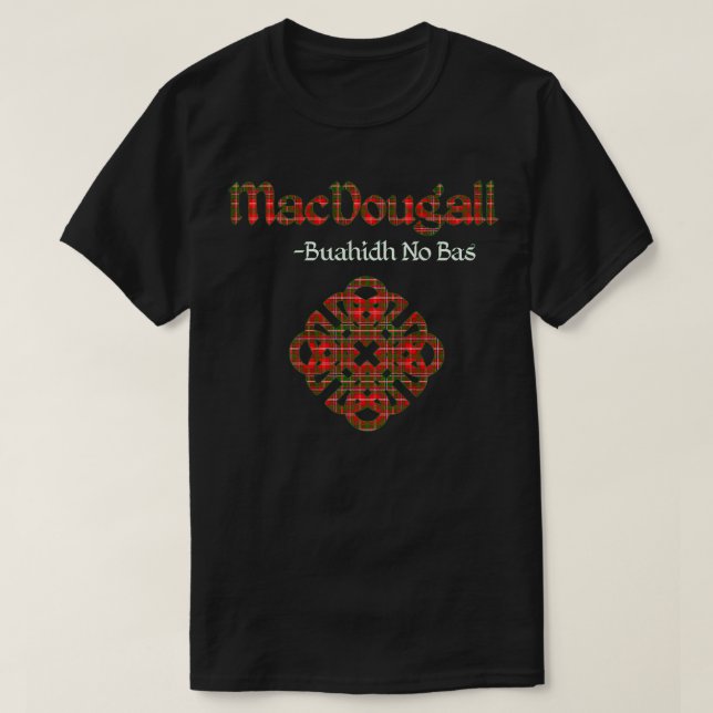 Klan MacDougall Scottish Pride T Shirt (Design framsida)
