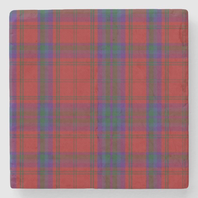 Klan MacDougall Tartan Play Stone Underlägg Sten (Framsidan)