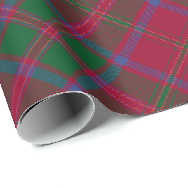 Klan MacDougall Tartan Presentpapper (Rullad Hörn)