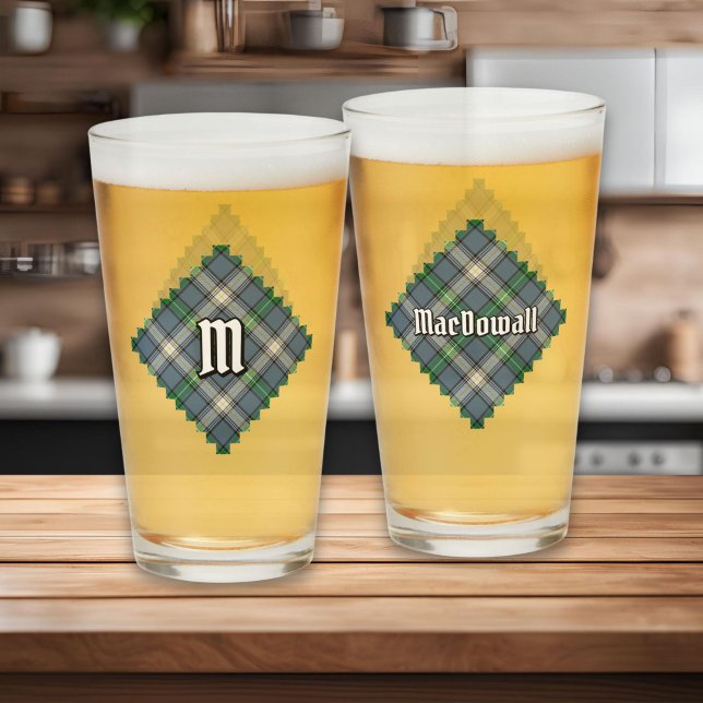 Klan MacDowall Tartan Glaskopp (Skapare uppladdad)