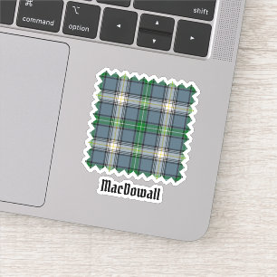Klan MacDowall Tartan Klistermärken