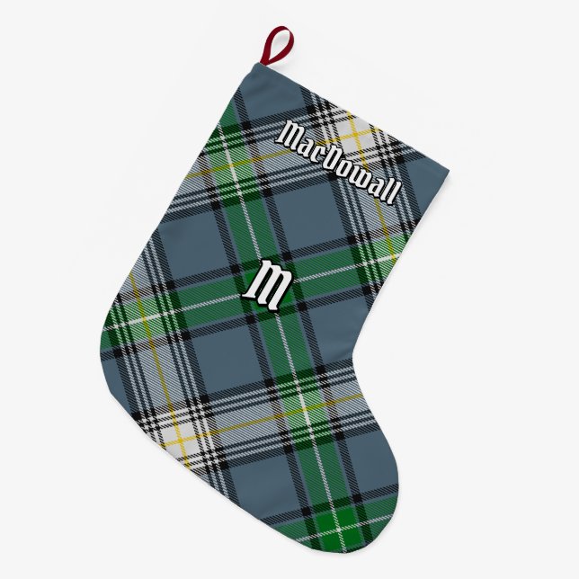 Klan MacDowall Tartan Stor Julstrumpa (Framsidan (Hängande))