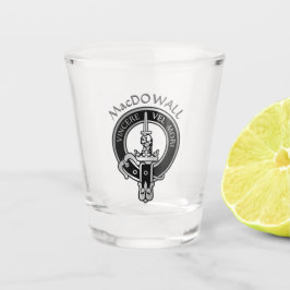 Klan MacDowall Vapensköld Shot Glass