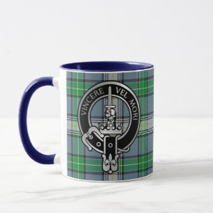 Klan MacDowall Vapensköld & Tartan Mugg