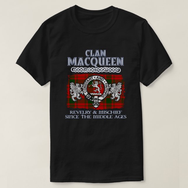 Klan Macdrottvapensköld Scottish klans Scottish Su T Shirt (Design framsida)