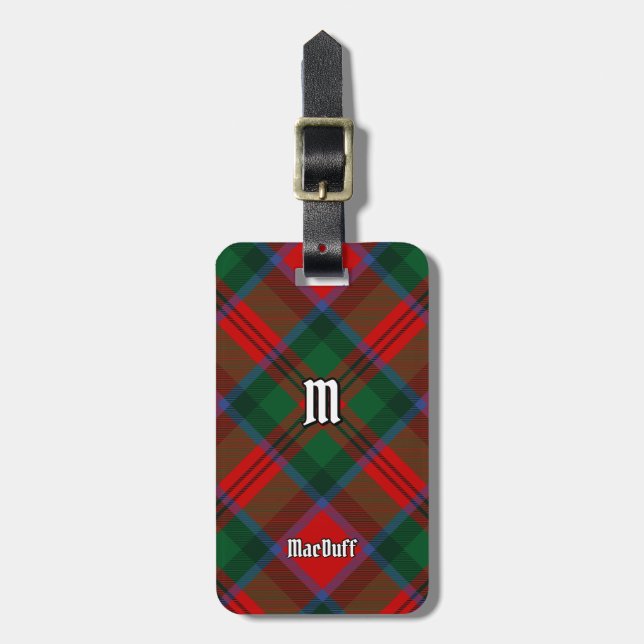 Klan MacDuff Tartan Bagagebricka (Vertikal Framsida)