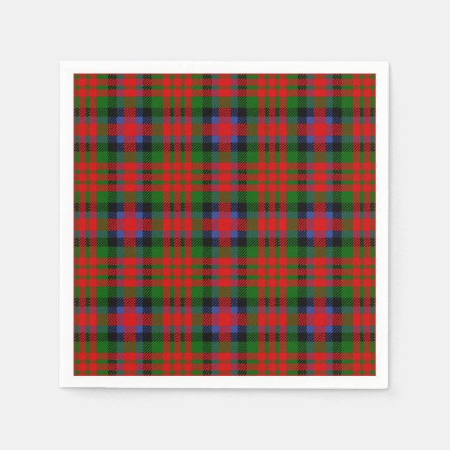 Klan MacDuff Tartan Pappersservett (Framsidan)