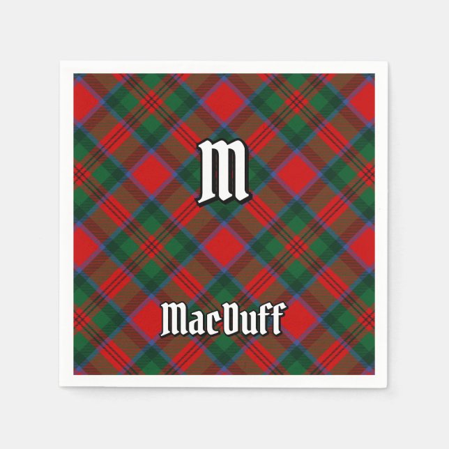 Klan MacDuff Tartan Pappersservett (Framsidan)