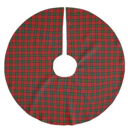 Klan MacDuff Tartan Play Mönster Julgransmatta Borstad Polyester