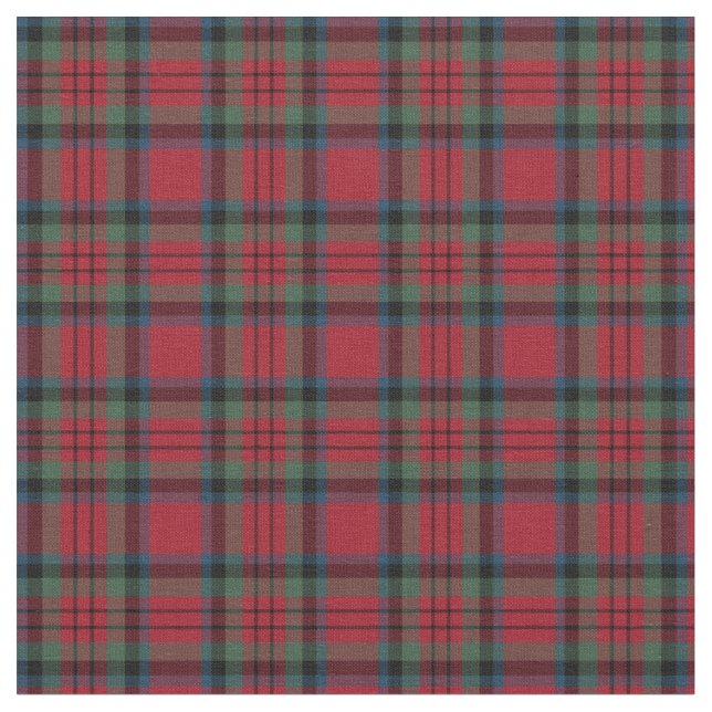 Klan MacDuff Tartan Tyg (Närbild)