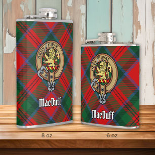 Klan MacDuff-Vapensköld över Tartan Fickplunta