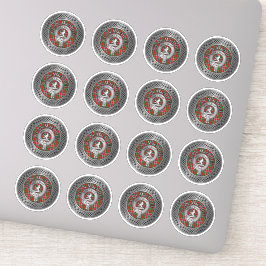 Klan MacDuff Vapensköld & Tartan Knot Klistermärken