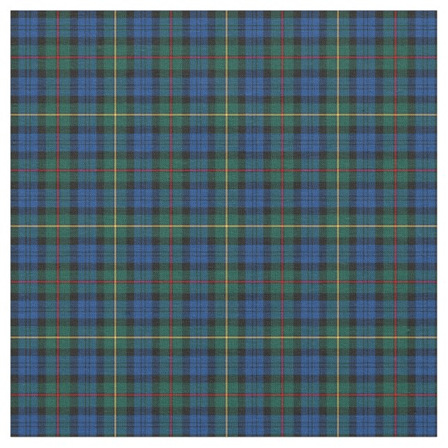 Klan MacEwan Tartan Tyg (Närbild)
