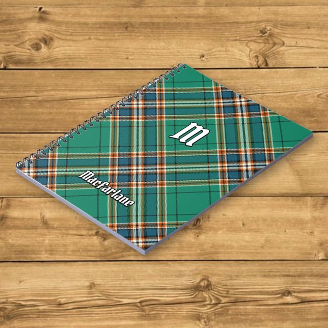 Klan MacFarlane Ancient Hunting Tartan Anteckningsbok (Skapare uppladdad)