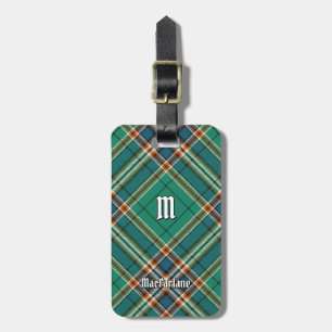 Klan MacFarlane Ancient Hunting Tartan Bagagebricka