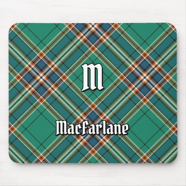 Klan MacFarlane Ancient Hunting Tartan Musmatta (Framsidan)