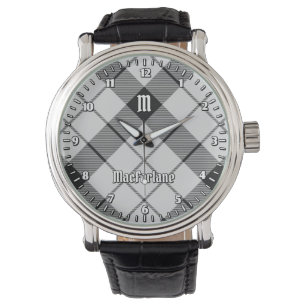 Klan MacFarlane Black och White Tartan Armbandsur
