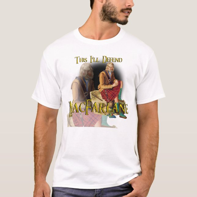 Klan MacFarlane detta som jag ska försvarar Tee (Framsida)