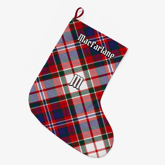 Klan MacFarlane Dress Tartan Stor Julstrumpa (Framsidan (Hängande))