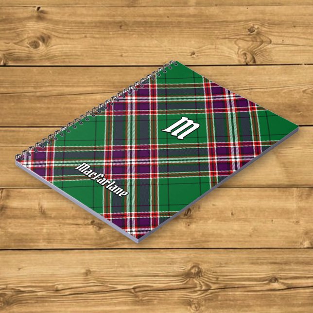 Klan MacFarlane Modern Hunting Tartan Anteckningsbok (Skapare uppladdad)