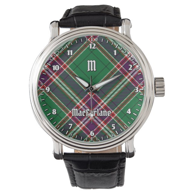 Klan MacFarlane Modern Hunting Tartan Armbandsur (Framsida)