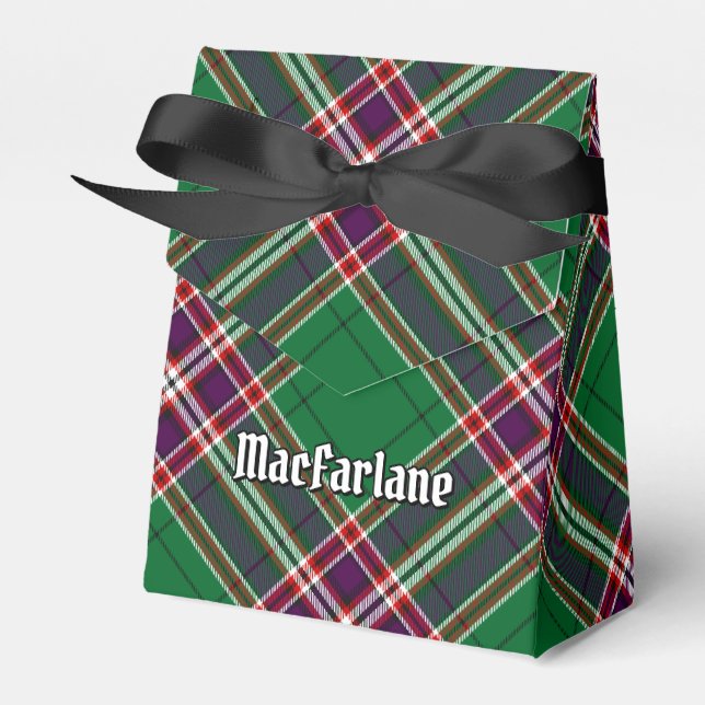 Klan MacFarlane Modern Hunting Tartan Presentaskar (Framsidan Sidan)