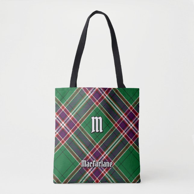 Klan MacFarlane Modern Hunting Tartan Tygkasse (Framsida)