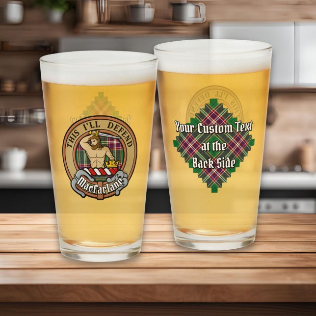 Klan MacFarlane Vapensköld över modern jakt på Tar Glaskopp (Skapare uppladdad)