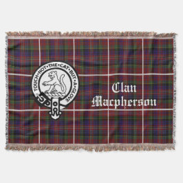 Klan Macferson Tartan & Vapensköld Filt