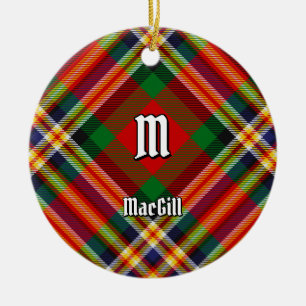 Klan MacGill Tartan Ceramic Ornament