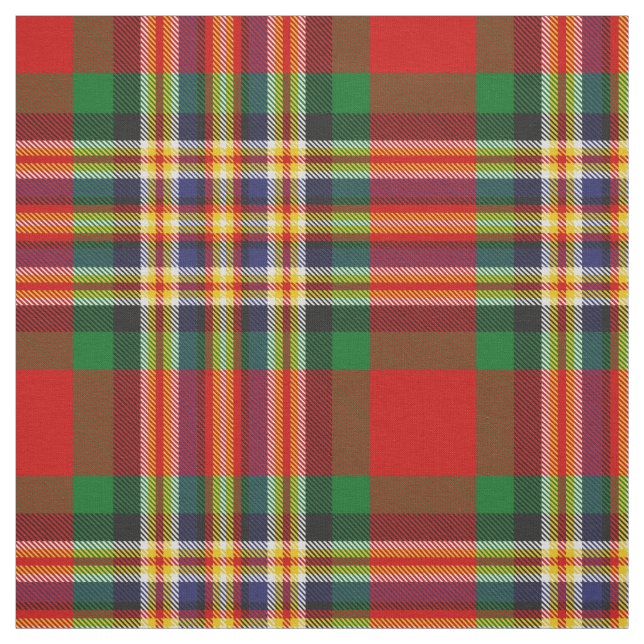 Klan MacGill Tartan Fabric Tyg (Provkarta)