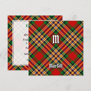 Klan MacGill Tartan Inbjudningar