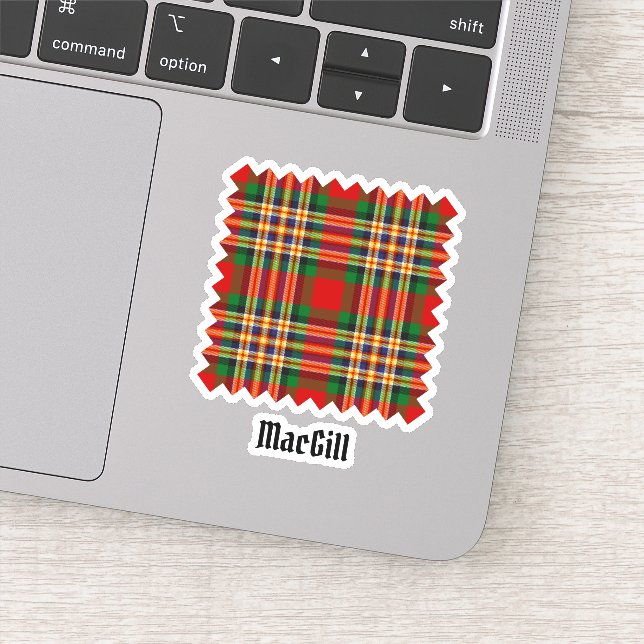 Klan MacGill Tartan Sticker Klistermärken (Detalj)