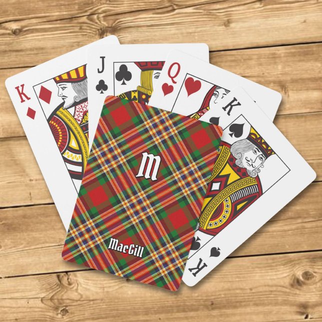 Klan MacGill Tartan-uppspelningskort Casinokort (Skapare uppladdad)
