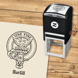 Klan MacGill-Vapensköld självinkande Frimärke Självfärgande Stämpel